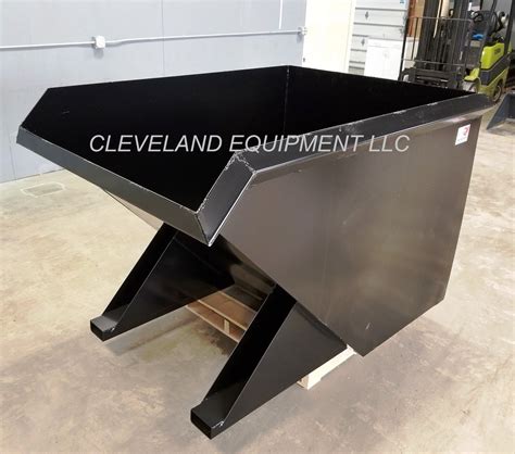 skid steer dumpster attachment|skid steer hopper feeder.